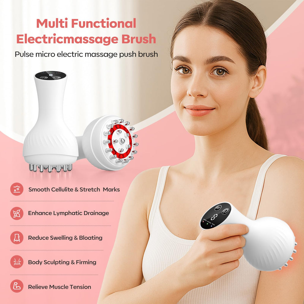 HarrFlow Lymphatic Drainage Massager & Anti Cellulite Massage Tool, Lymphatic Massager,Helps Reduce Stretch Marks & Cellulite，for Belly, Arms & Legs,Body Sculpting Machine with Heat & Vibration HarrFlow buy supplements Au