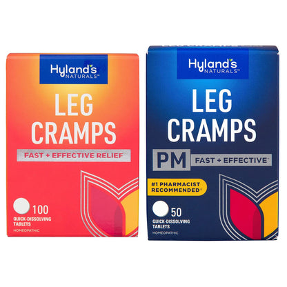 Bundle of Hyland's Leg Cramps Tablets, 100 Count and Leg Cramps PM Nighttime Formula, Natural Relief of Calf, Foot and Leg Cramps, 50 Count Hyland'sBuy Supplements Australia