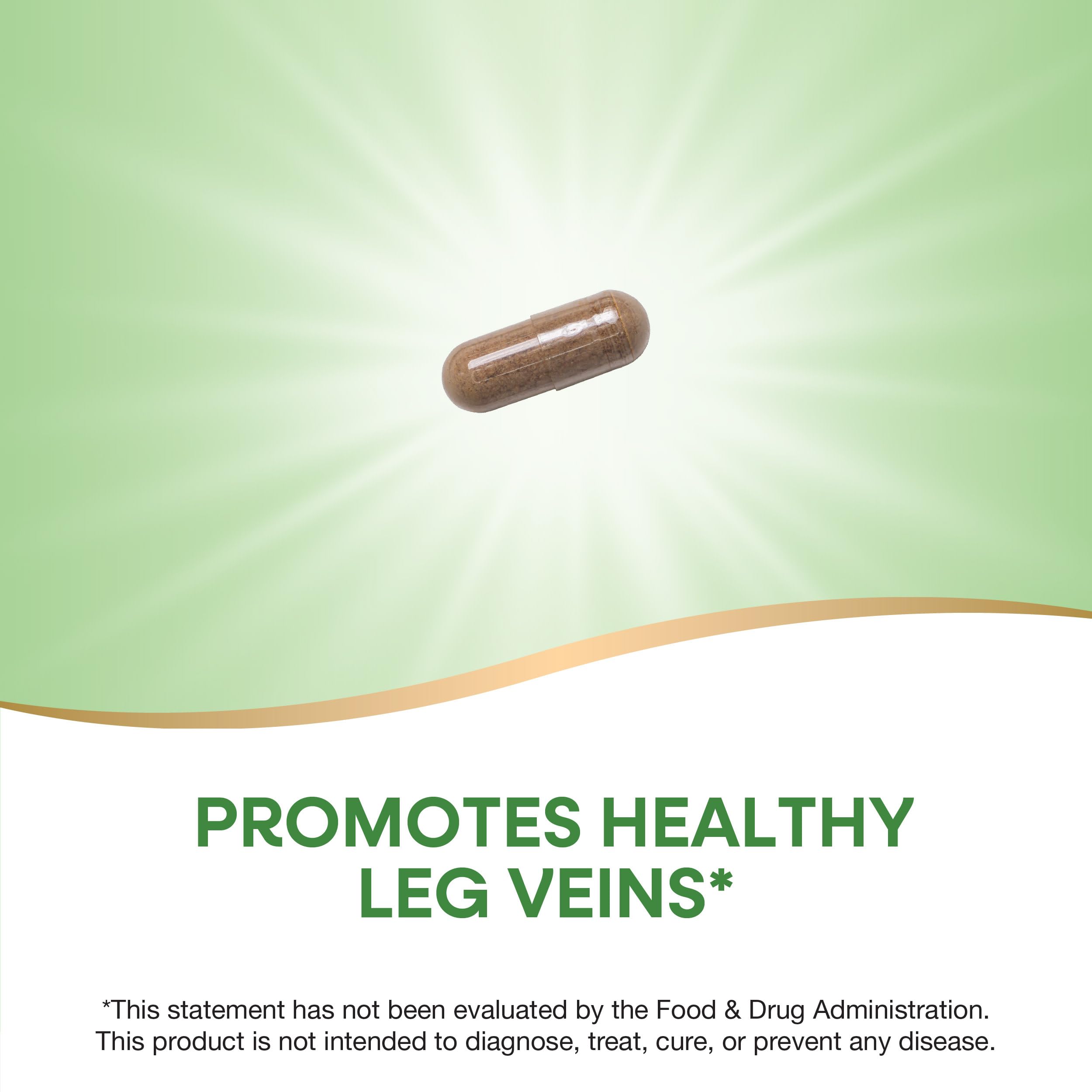 Nature's Way Horse Chestnut Extract, Premium Extract, Promotes Healthy Leg Veins*, 250 mg per Serving, Vegan