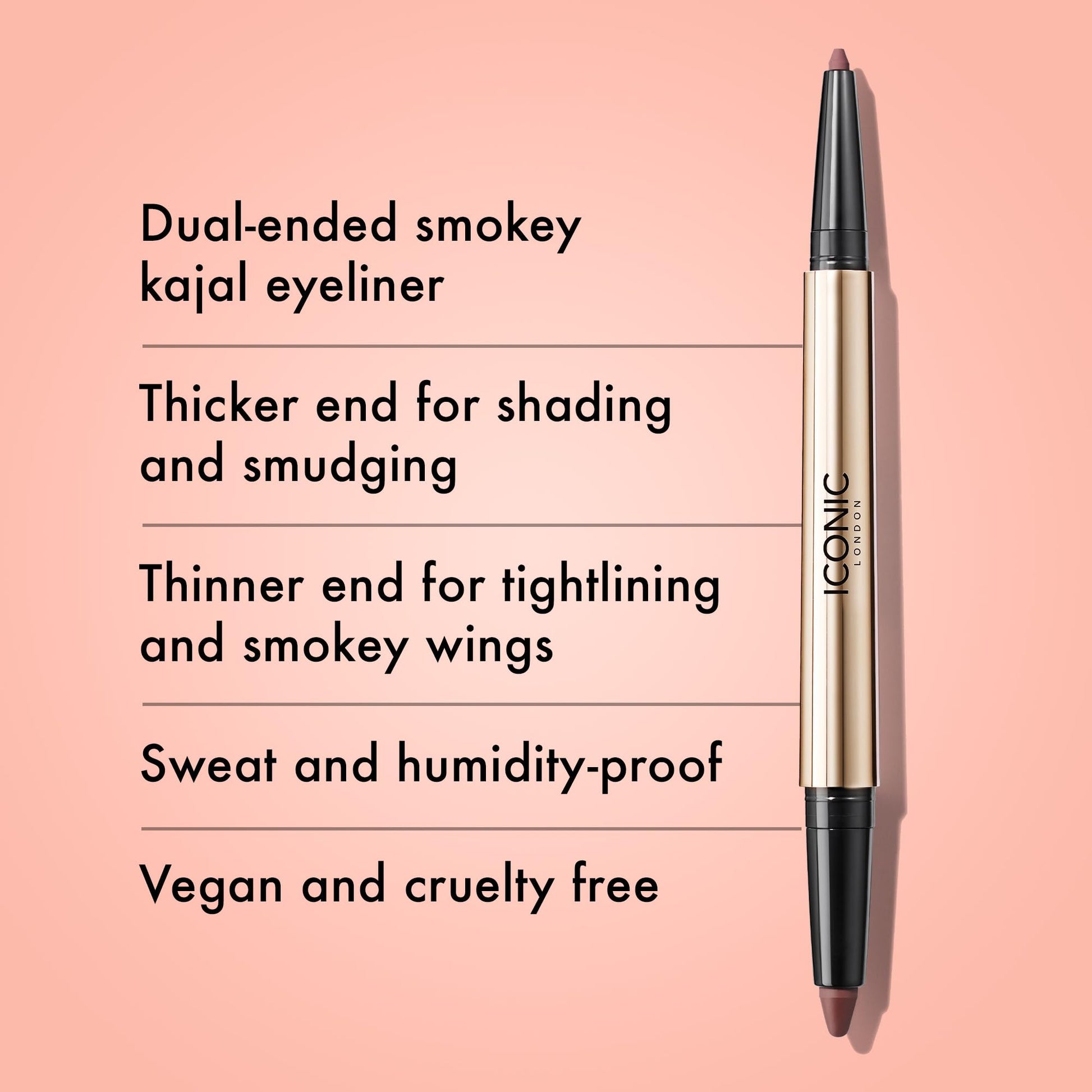 ICONIC LONDON Smokey Eye Duo Eyeliner | Creamy, Easy to Blend 2-in-1 Eyeliner Crayon, Water Resistant, Cruelty Free, Vegan Makeup (Spiced Plum) 0.027 oz ICONIC LONDON buy supplements Au