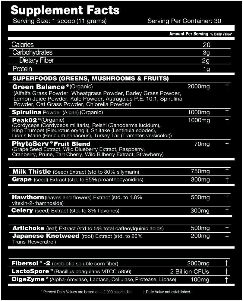 Performax Labs PhytoactivMax Active Greens Powder Wellness and Performance Matrix | Phytonutrients – Overall Health | 30 Servings (Strawberry Pineapple) Performax Labs buy supplements Au