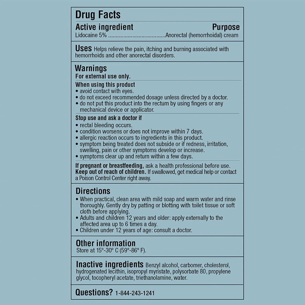 Curist 5% Lidocaine Cream Maximum OTC Strength Topical Pain Relief OTC - 12 oz (Pack of 2) XL Tube 5 Percent Lidocaine Numbing Cream to Numb Effectively (2 Pack - 6 oz Tube) CuristBuy Supplements Australia