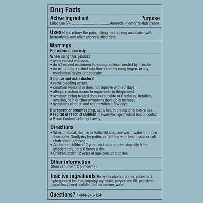 Curist 5% Lidocaine Cream Maximum OTC Strength Topical Pain Relief OTC - 12 oz (Pack of 2) XL Tube 5 Percent Lidocaine Numbing Cream to Numb Effectively (2 Pack - 6 oz Tube) CuristBuy Supplements Australia