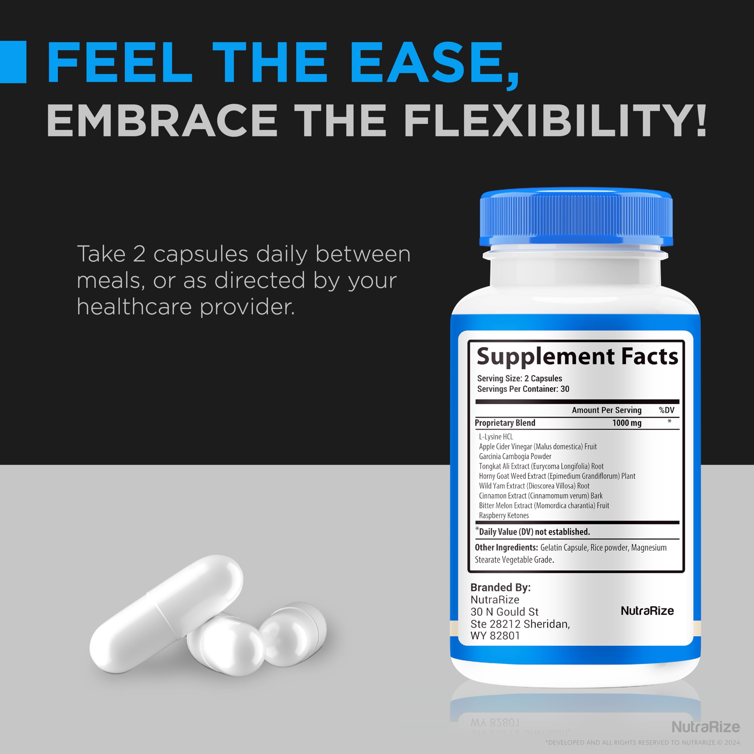 NutraRize (2 Pack) Flexopril Ultra Capsules, Official Flexopril for Joint Support, All-Natural Formula to Fortify Bones and Bolster Flexibility, Premium FlexoprilUltra Pills Review (120 Capsules) NutraRizeBuy Supplements Australia