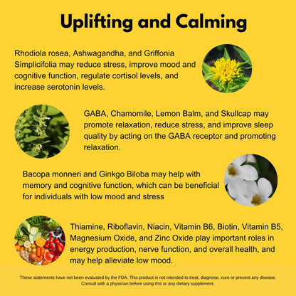 4BETTERMOOD Positivity & Stamina Capsule (30ct) Premium Mood Supplement - Enhance Mood & Promote Emotional Balance - Rhodiola, L-Theanine. Bocopa monnnieri, Velvet Bean, Skull Cap & Ashwaganda. 4BETTERMOOD Positivity & Stamina buy supplements Au
