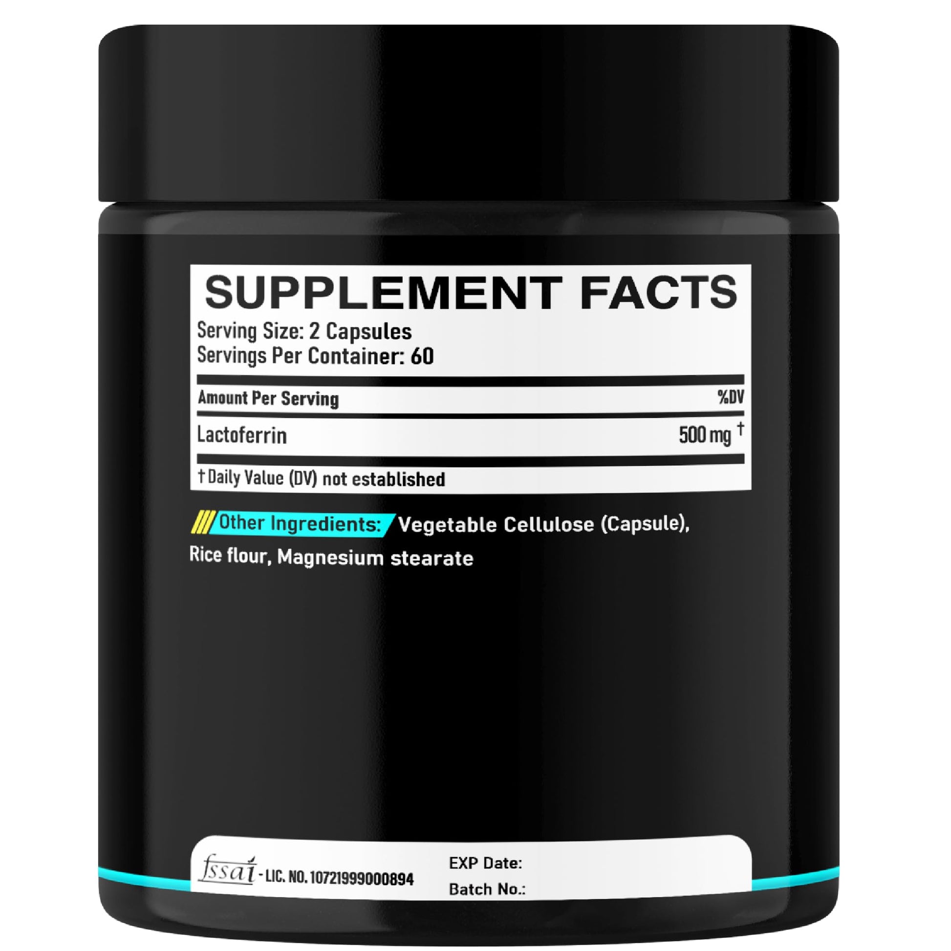 DEDICAD 500Mg Lactoferrin Supplement - 120 Capsules for 2-Month Supply DEDICAD buy supplements Au