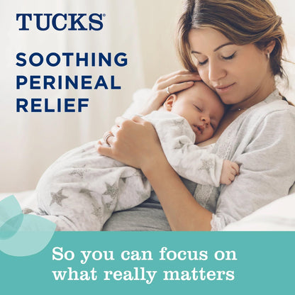 TUCKS Medicated Cooling Pads, 200 Count - Witch Hazel Pads for Sensitive Areas, Cleanse and Protect from Irritation TUCKSBuy Supplements Australia