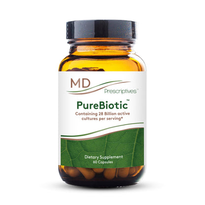 MD Prescriptives - PureBiotic - Probiotic Dietary Supplement for Digestive & Gut Health - 60 Capsules