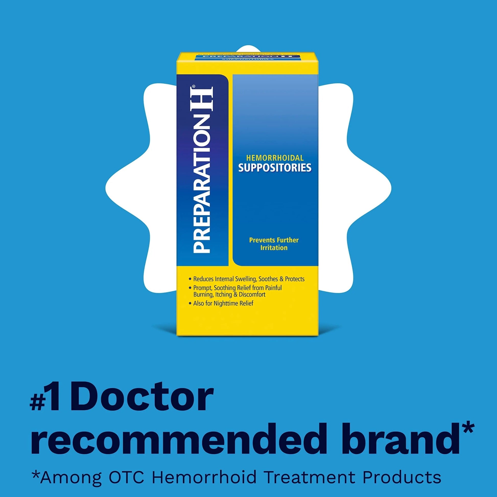 PREPARATION H Hemorrhoid Symptom Treatment Suppositories, Burning, Itching and Discomfort Relief (48 Count) Preparation HBuy Supplements Australia