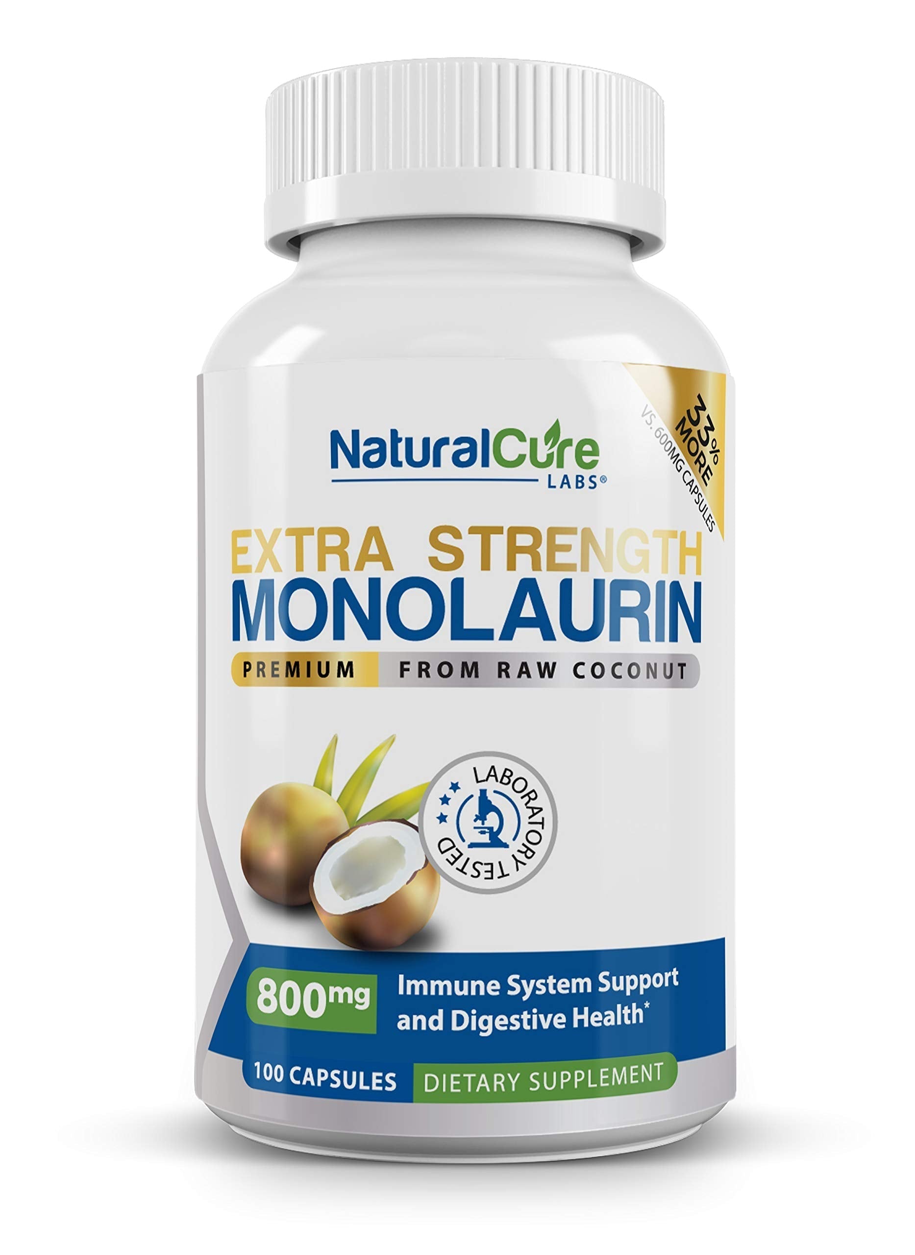 Extra Strength Stack: Monolaurin 800mg + Clean L-Lysine 600mg + Andrographis, Advanced Immune Support Routine Bundle Natural Cure Labs buy supplements Au