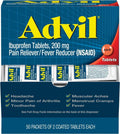Advil Ibuprofen, 200mg (50 Packets of 2 Coated Tablets) 50 ea (Pack of 3) AdvilBuy Supplements Australia
