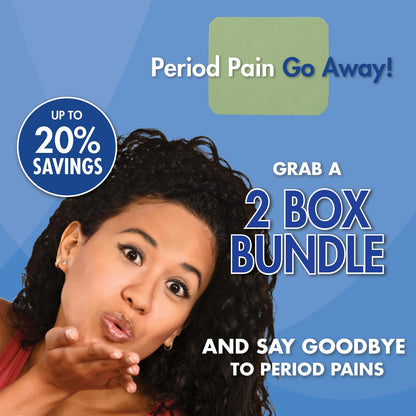 HealthWise Menstrual Pain Relief Bundle | Twenty 10% Menthol + Eucalyptus Period Patches | Generous XL Size Patch | Natural, Therapeutic Care at Home HealthWiseBuy Supplements Australia