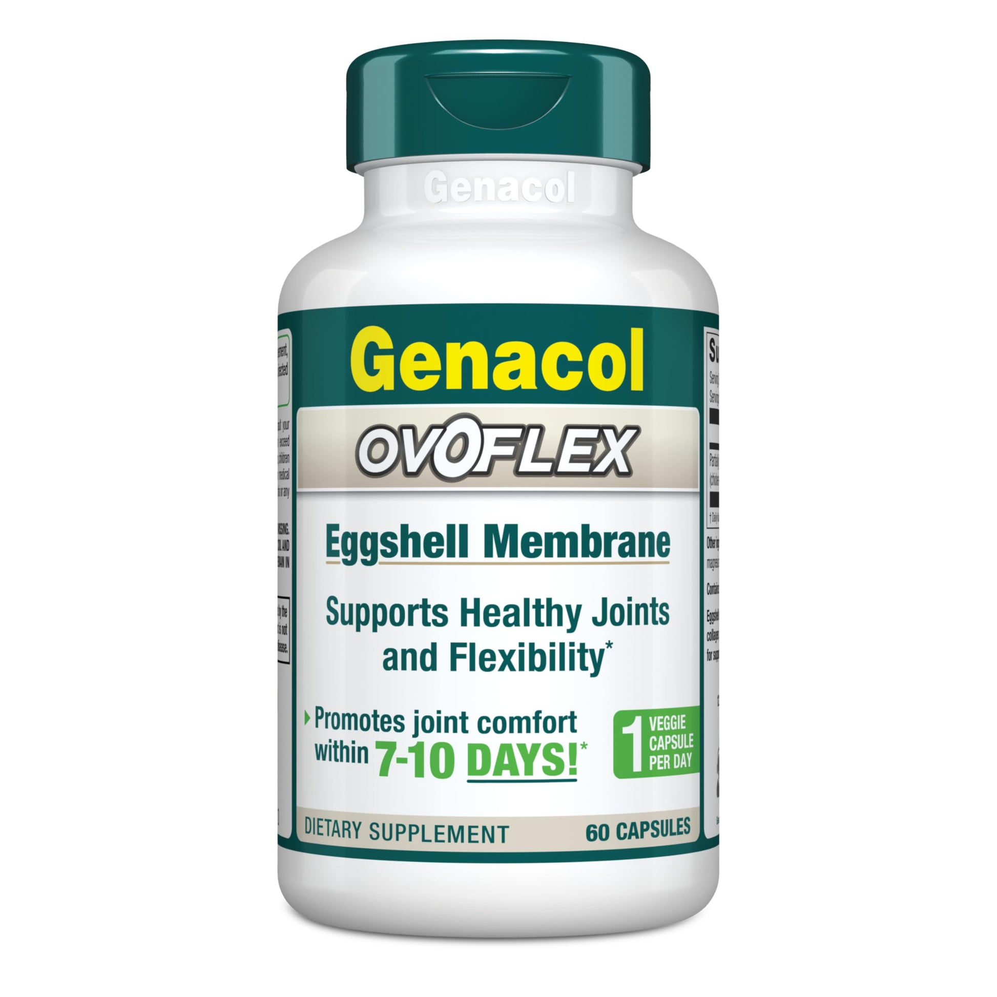 Genacol Ovoflex – Natural Eggshell Membrane Supplement, Support Healthy Joints & Flexibility, Vegetarian Solution for Joint Care, Results in 7 Days, Value Pack, 60 Capsules (60-Day Supply) GenacolBuy Supplements Australia