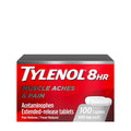 Tylenol 8 Hour Acetaminophen 650 mg Extended Release Caplets, Fast Acting Bi-Layer Design, Quick & Long Lasting Pain Relief for Muscle, Joint, Back & Arthritis Aches, Fever Reducer, 100 Count TylenolBuy Supplements Australia