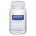 Pure Encapsulations Lithium Orotate 5 mg - Brain Support Supplement - with N-Acetyl-L-Cysteine (NAC) for Memory & Brain Behavior* - Gluten Free & Non-GMO - 90 Capsules Pure EncapsulationsBuy Supplements Australia