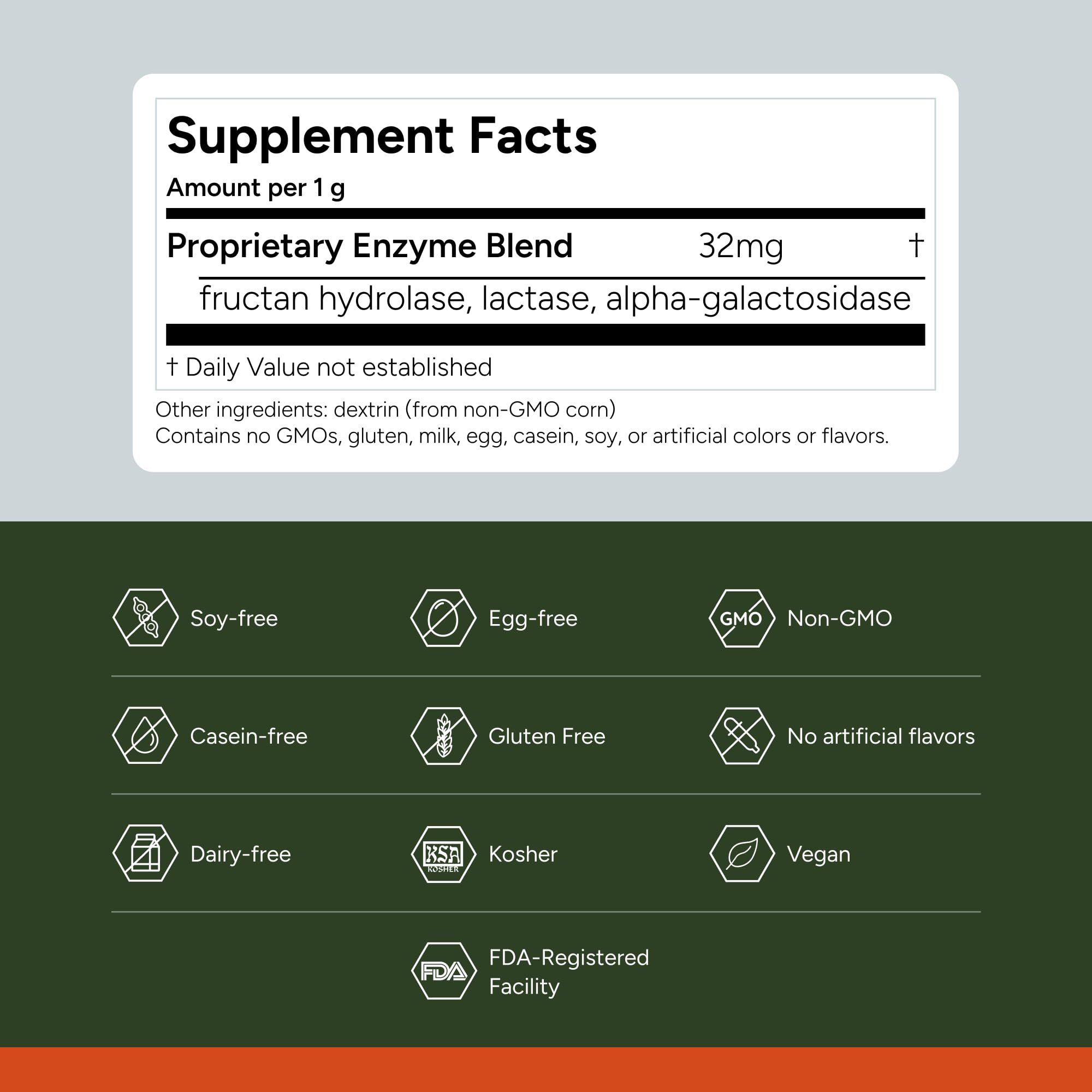 FODZYME® Home Kit Digestive Enzymes for Gut Health, Relief for Bloating, Gas, Constipation, Diarrhea, Abdominal Pain, Low FODMAP, 60 Dose FODZYMEBuy Supplements Australia
