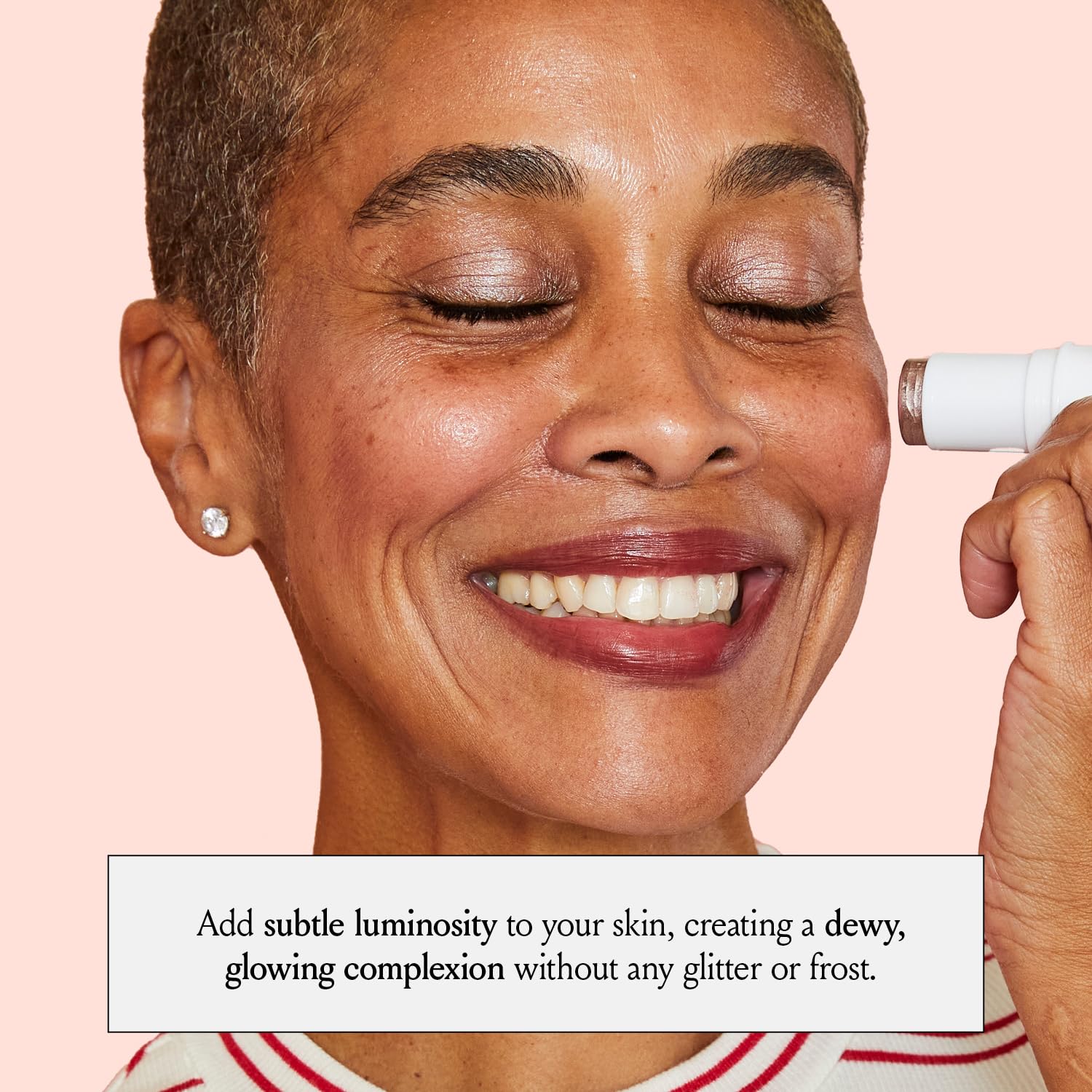 Boomstick Glimmer ® Highlighter Makeup Stick, Subtle Shimmer Face Highlighter Stick for Mature Skin, Hydrating Cream Makeup for Cheekbones, Brow Bones & Nose, No Glitter Highlight BOOM! by Cindy JosephBuy Supplements Australia
