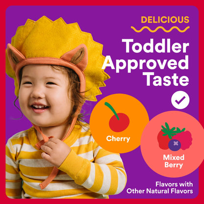SmartyPants Organic Toddler Multivitamin Gummies: Probiotics, Omega 3 (ALA), Vitamin D3, C, Vitamin B12, B6, A, K & Zinc, Beta Carotene, Gluten Free