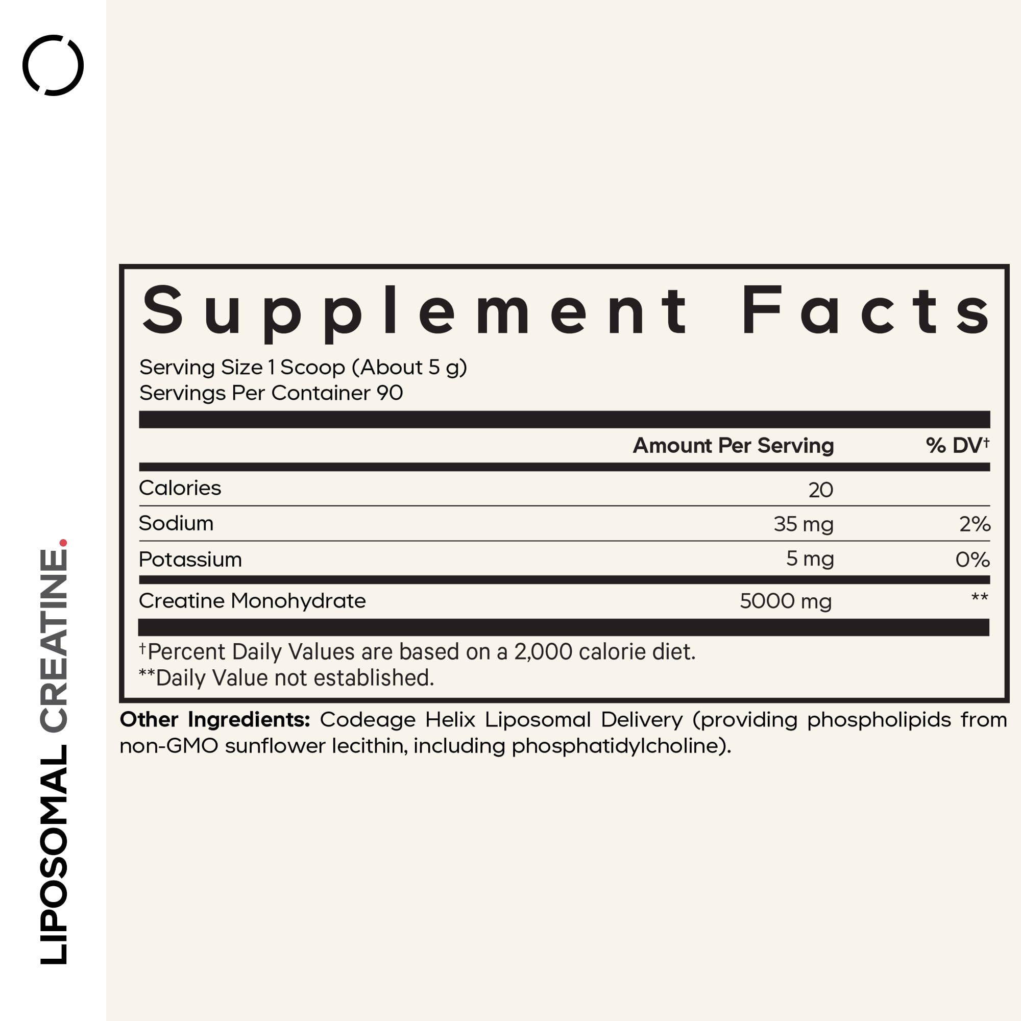 Codeage Liposomal Creatine Powder Supplement - 3-Month Supply - 5000mg Creatine Monohydrate Pre Workout & Post Workouts - Unflavored Creatine, Pure Creatine Powder, Creatinine for Sports - 90 Servings CodeageBuy Supplements Australia