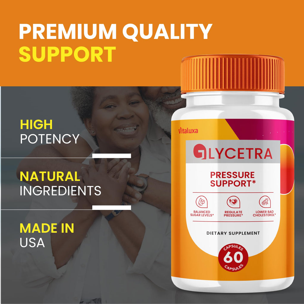 (2 Pack) Glycetra Capsules, Glycetra Blood Support Supplement Advanced Formula Premium Blend All Natural Balance Flow, Glicetra Pills Maximum Strength Glycogen Support Health Wellness Review (120 Ct) Vitaluxa buy supplements Au