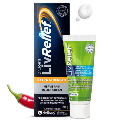 LivRelief Nerve Pain Relief Extra Strength - 50g LivReliefBuy Supplements Australia