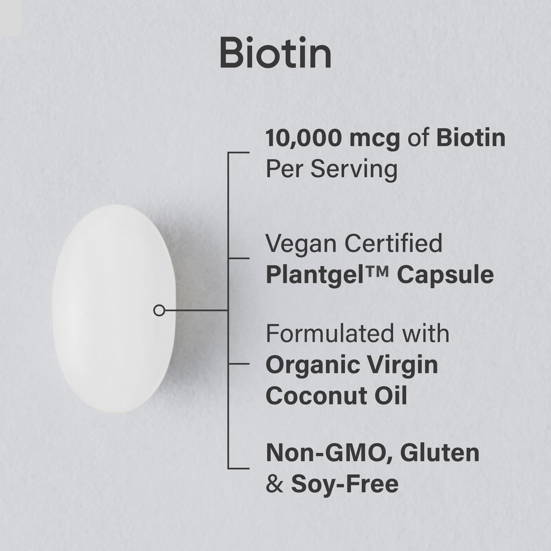 Sports Research® Biotin 10,000mcg with Organic Coconut Oil - Biotin (Vitamin B7) for Healthy Skin and Hair Support* - for Women and Men - Vegan, Non-GMO, Gluten & Soy-Free - 30 Veggie Softgels Sports Research buy supplements Au