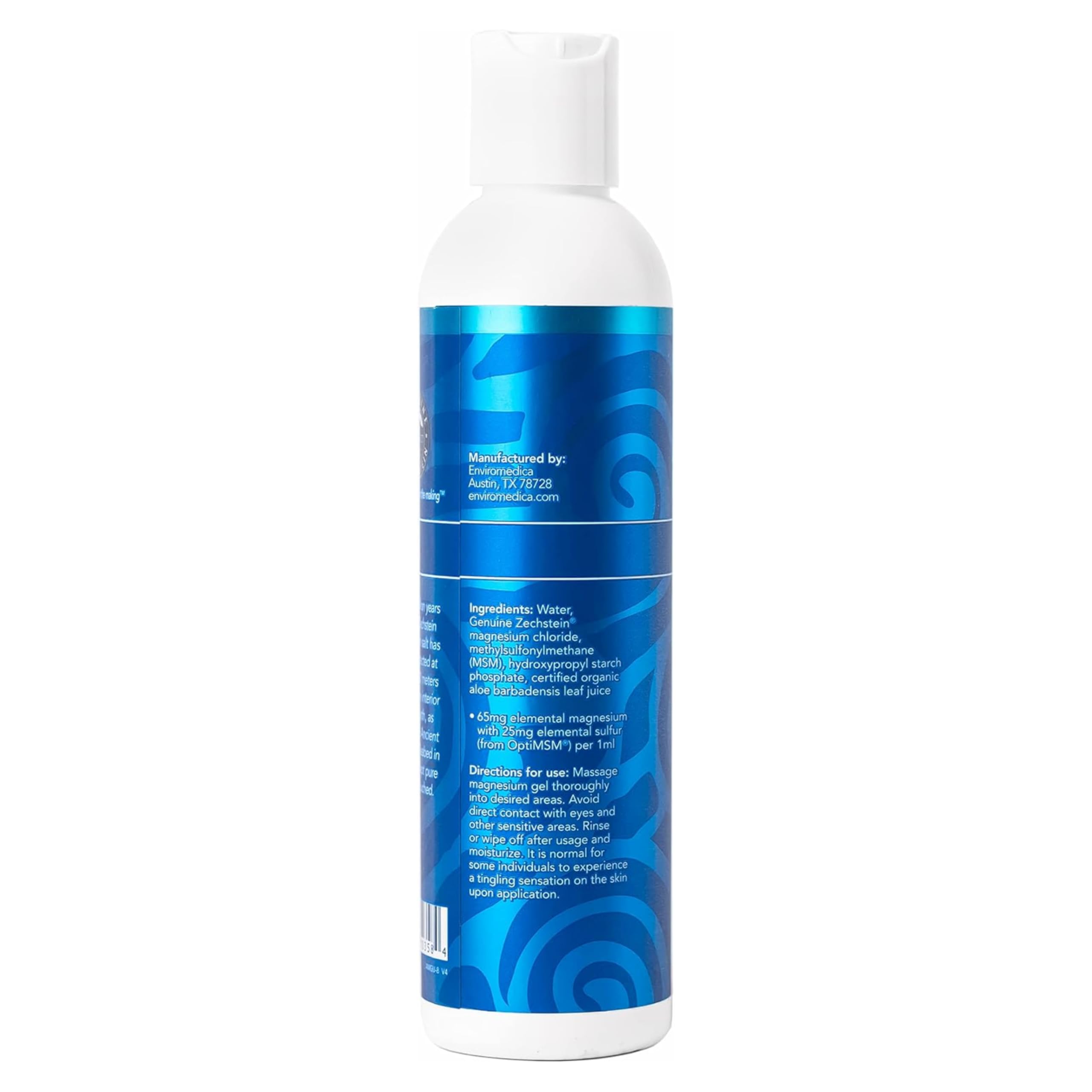 Ancient Minerals Magnesium Gel Ultra with OptiMSM and Aloe Vera - Topical Magnesium Gel Formula with MSM Best Used for Massage and Topical Application (8oz) Aus HealthcareBuy Supplements Australia