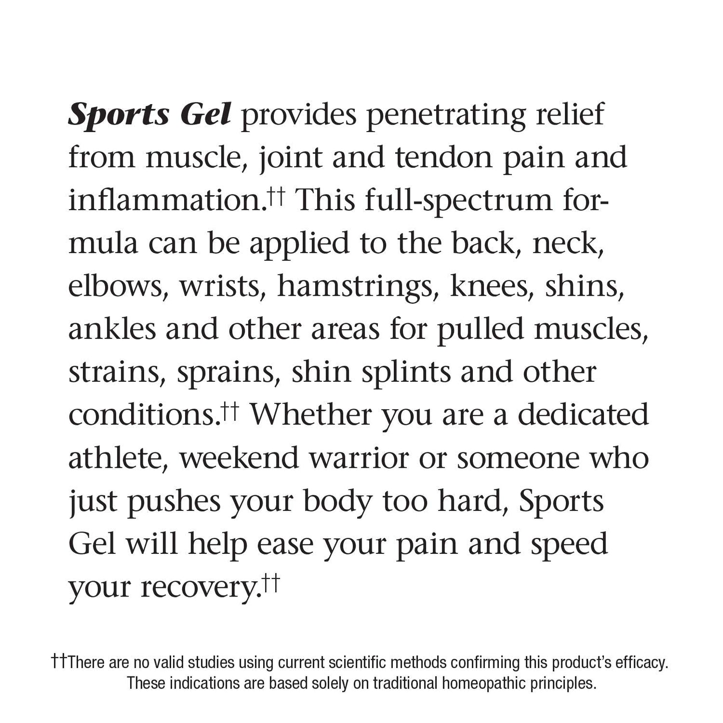 Nature's Way Boericke & Tafel Sports Gel, Relief for Deep Muscle, Joint, Tendon, & Back Pain and Inflammation, Homeopathic, 2.5 oz Nature's WayBuy Supplements Australia