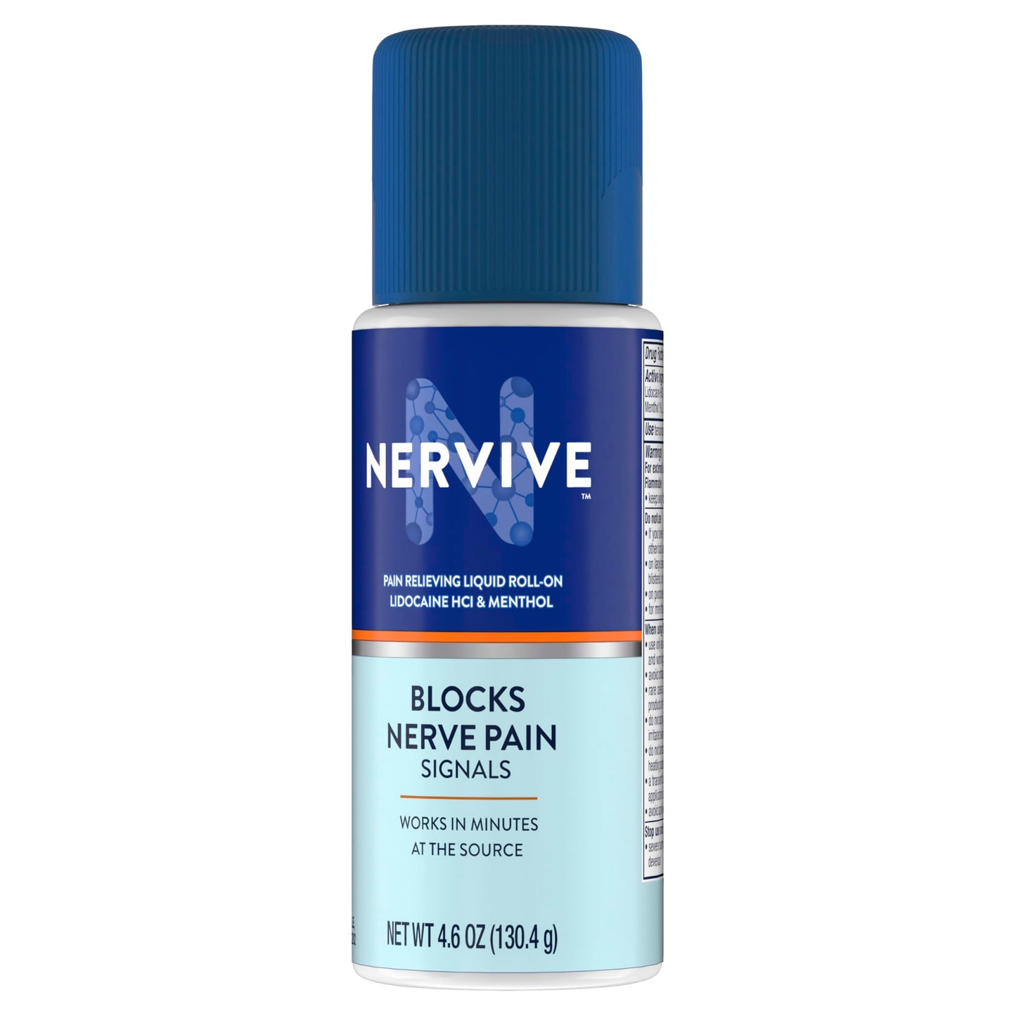 Nervive Pain Relieving Roll On, Lidocaine Roll On, Nervive Pain Relief, Lidocaine Topical, Foot Pain, Leg Pain, Hand Pain, Max Strength Formula, 4.6oz NerviveBuy Supplements Australia