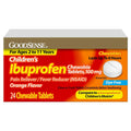 Childrens Ibuprofen Chewable Tablets, 100 mg, Orange Flavor, Pain Reliever and Fever Reducer, 24 Count GoodSenseBuy Supplements Australia