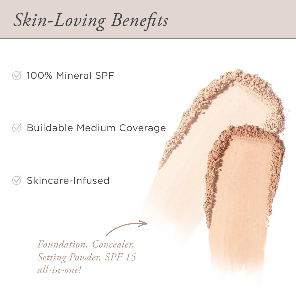 PUR Beauty 4-in-1 Pressed Mineral Makeup Powder Foundation with SPF 15 - Concealer & Finishing Compact Pressed Powder for Face - Buildable Medium to Full Coverage Foundation Powder (Fair Ivory) PÜR MINERALS buy supplements Au