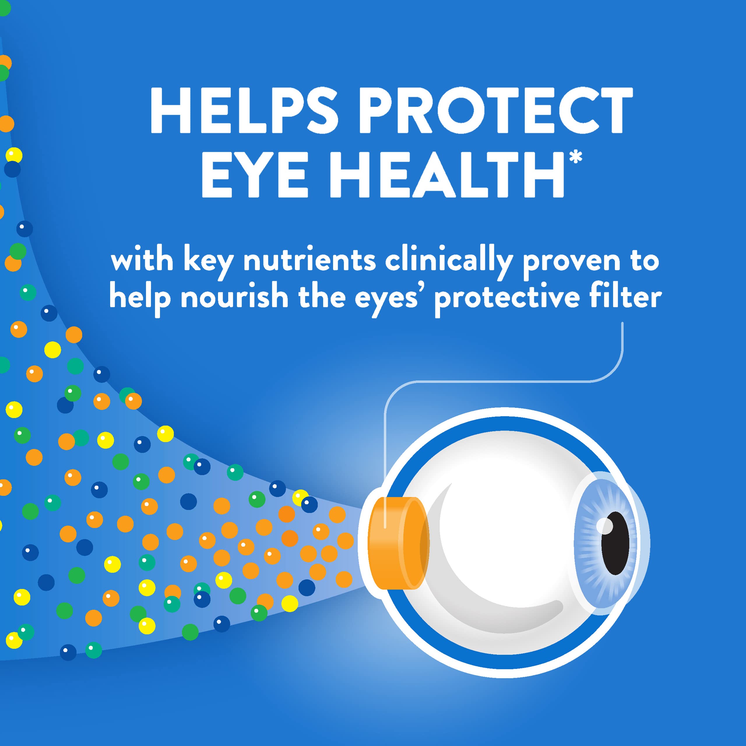 Ocuvite 50+ Eye Vitamin & Mineral Supplement, Multivitamin for Vision & Ocular Health with Omega-3, Zinc, Vitamins C & E, Lutein & Zeaxanthin, Zinc Supplements for Women and Men, 50 Softgels OcuviteBuy Supplements Australia