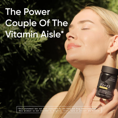 Sports Research® Vitamin D3 + K2 w/ Coconut Oil - Vegan Vitamin D 5000iu & Mk7 Vitamin K 100mcg for Bone & Immune Support - Vegan Certified · Non-GMO · Soy Free - 60 Softgels Sports Research buy supplements Au