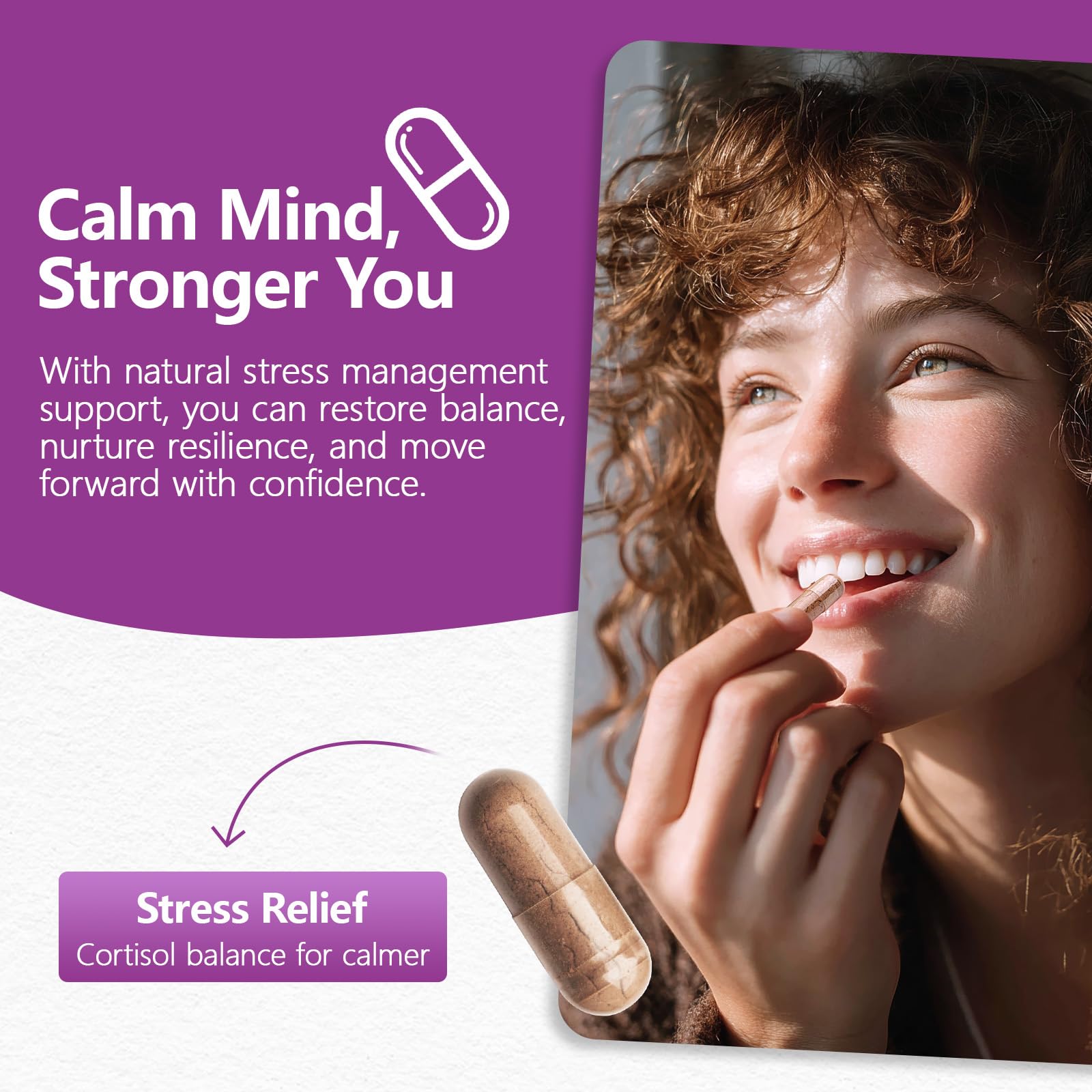HyberVive Saffron Supplements with Ashwagandha & L-Theanine - 368.5MG - Mood Balance, Stress Relief & Mental Clarity – Cortisol Support for Women & Men, Made in USA, 90 Vegan Capsules HyberViveBuy Supplements Australia