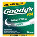 Goody's Nighttime Powder, Pain Reliever & Sleep Aid with Acetaminophen & Diphenhydramine Citrate, Caffeine Free, 16 Count Goody'sBuy Supplements Australia