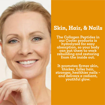 Dr. Kellyann Collagen Cooler – Tropical Pina Colada | 15g Grass-Fed Collagen Protein per Serving | Keto & Paleo Friendly,
