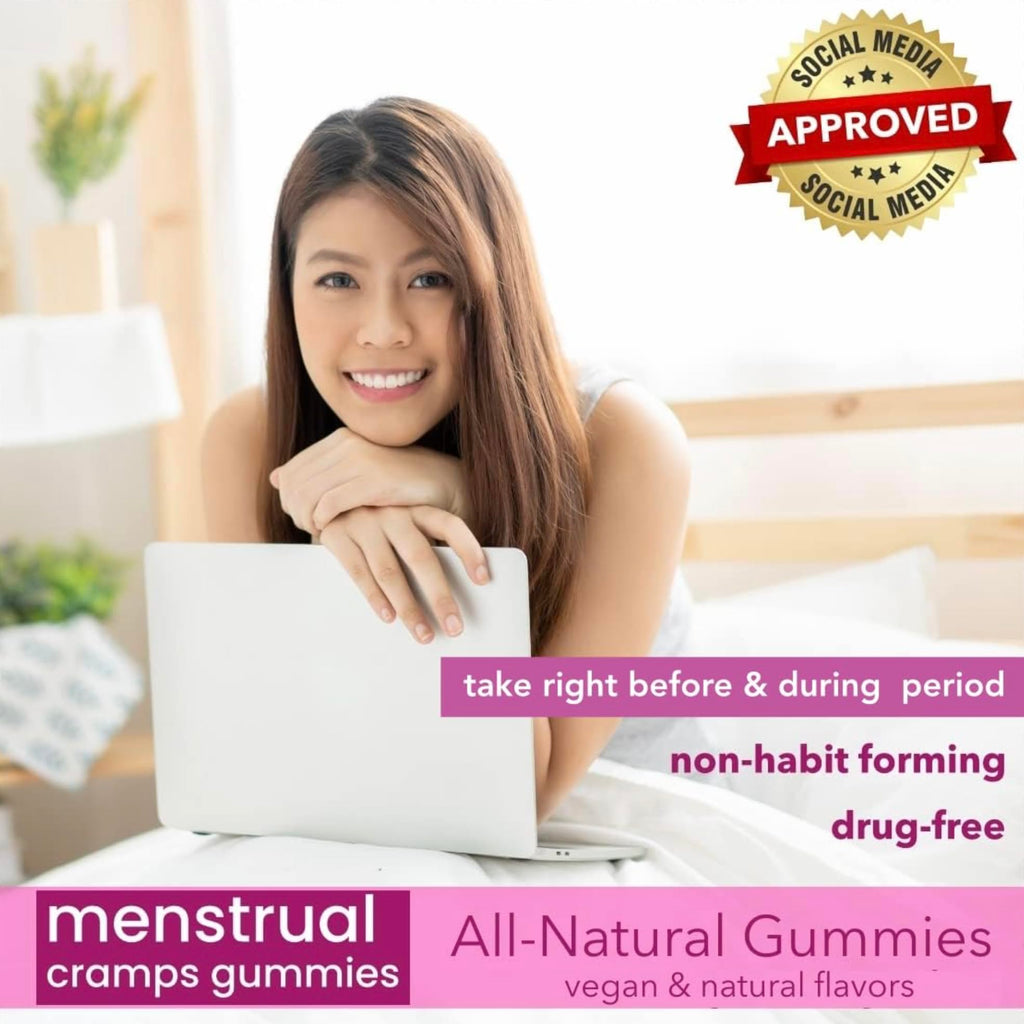 Menstrual Cramp Period Gummies True Roots | PMS Support Supplement for Women | Healthy Flow | Flo PMS Menstrual Cycle Relief, Cramping and Bloating | Vegan & Natural Flavors | 60 Count True RootsBuy Supplements Australia
