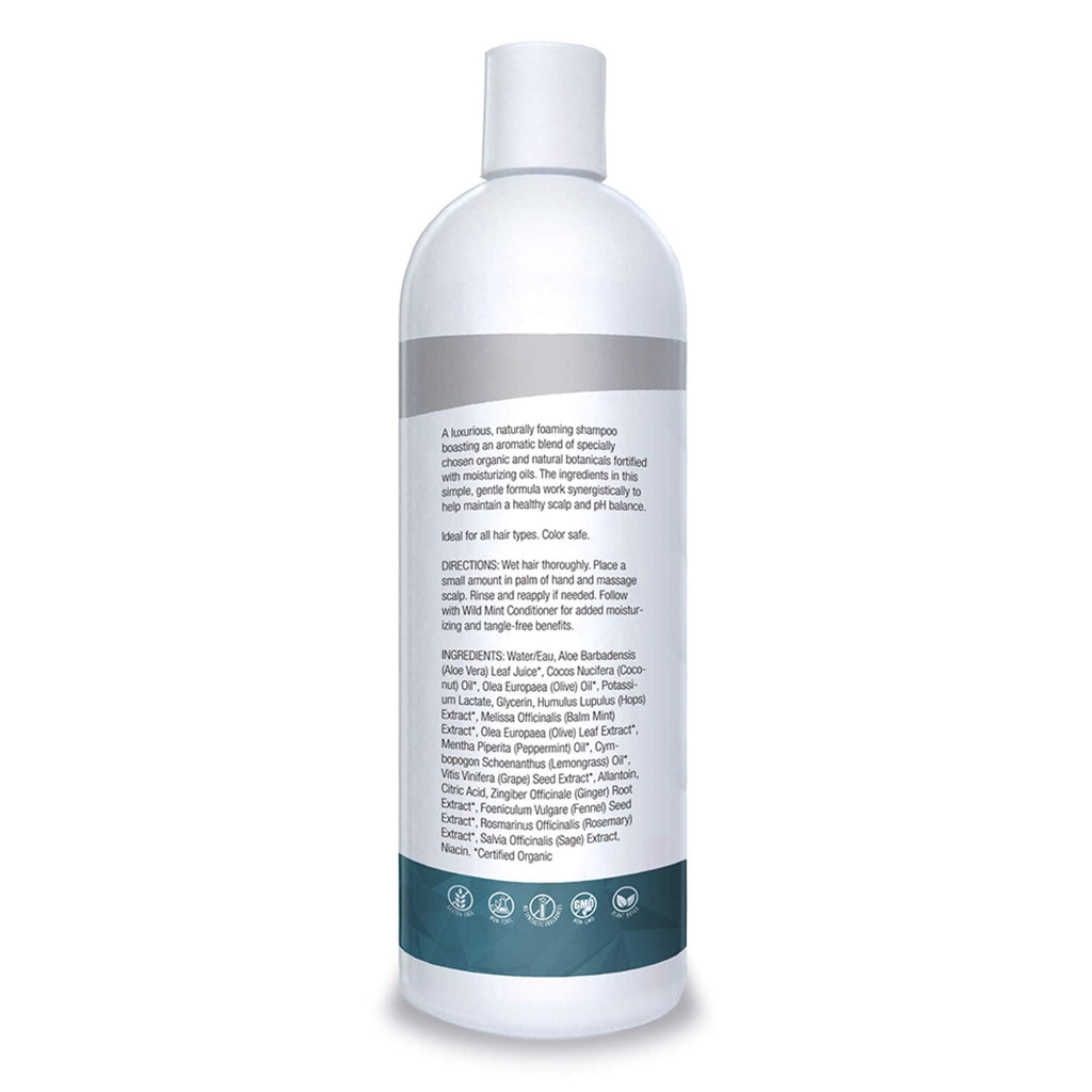 Organic Excellence Wild Mint Shampoo - 16 oz Organic ExcellenceBuy Supplements Australia