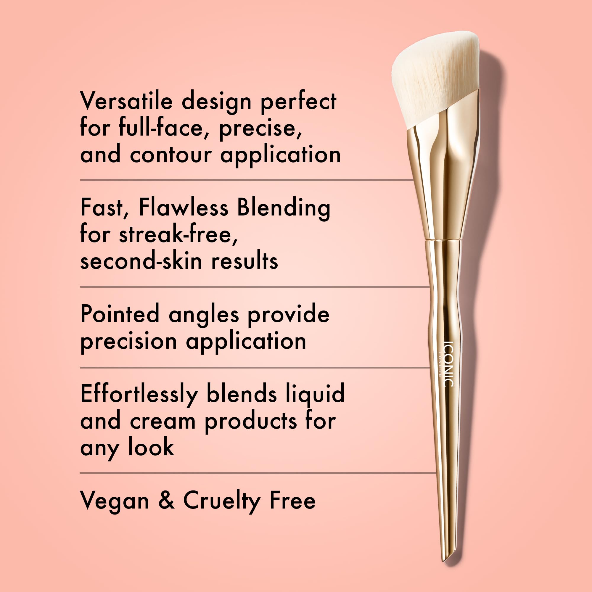 ICONIC LONDON Complexion Brush | Flawless Finish, Seamless Blending For Liquid and Cream Products ICONIC LONDON buy supplements Au