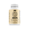 Supplement bottle labeled 'Skin Goddess' on a white background