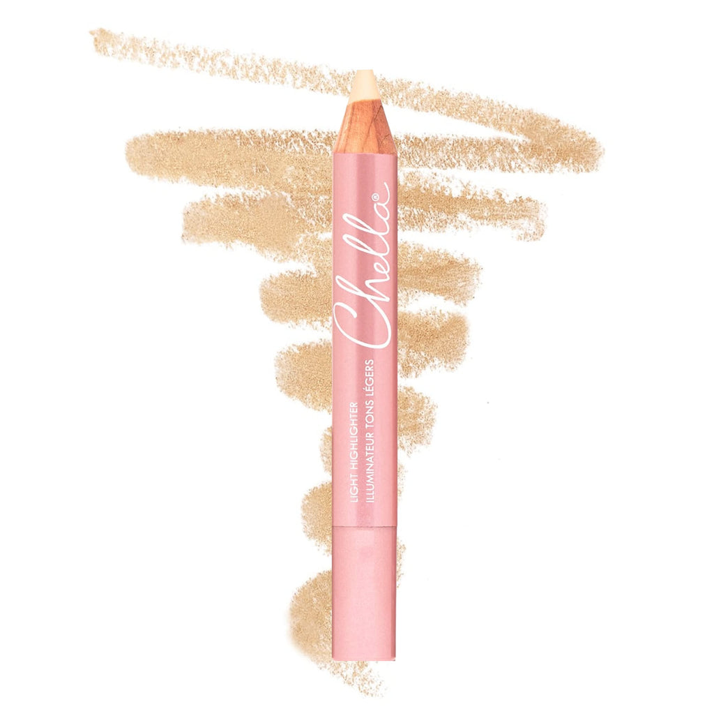 Chella Highlighter Makeup Pencil - Vegan, Cruelty Free, Paraben Free, Gluten Free - Use as a Highlighter, Concealer and Under Eye Liner (Light Matte) ChellaBuy Supplements Australia