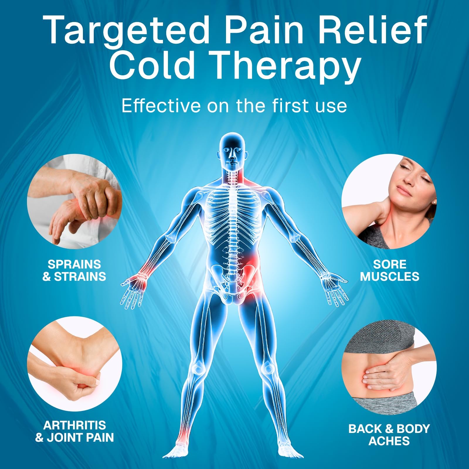 Ultra Freeze Roll-On Pain Relief Gel (3oz) - Joint & Muscle Therapy Rub for Arthritis, Neuropathy, Foot, and Joint - Cooling Topical Anti-Inflammatory (2 Pack) Ultra FreezeBuy Supplements Australia