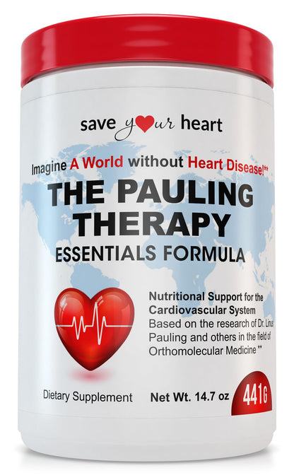 SAVE YOUR HEART Cardio Heart Health Powder Supplement - The Pauling Therapy Essentials Formula (PTEF) Healthy Vitamin C, B-12, L-Lysine, L-Arginine, Magnesium, Zinc + Vitamins, Minerals & Antioxidants SAVE YOUR HEARTBuy Supplements Australia