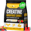 (180 Count) Creatine Monohydrate Gummies for Men & Women - Creatine Pre Workout Gummies for Muscle Builder, Muscle Strength, Recovery, Endurance, Energy,