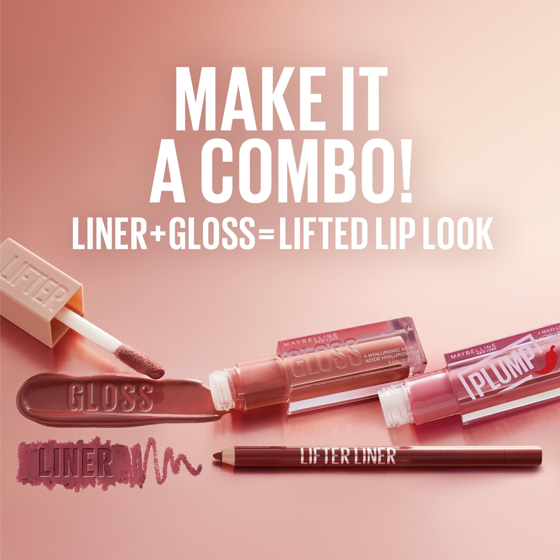 Maybelline Lifter Gloss, Hydrating Lip Gloss with Hyaluronic Acid, High Shine for Plumper Looking Lips, Opal, Pink Neutral, 0.18 Ounce MAYBELLINEBuy Supplements Australia