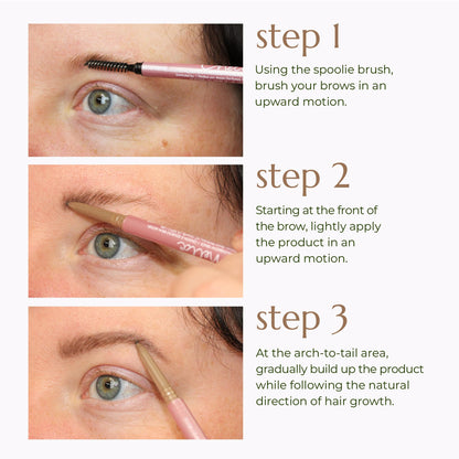Chella Eyebrow Pencil – Easy-to-Use Brow Definer for Shaping, Filling & Blending – Long-Wear Light brown Eyebrow Pencils for Women with Precise Tip (Light Brown) ChellaBuy Supplements Australia