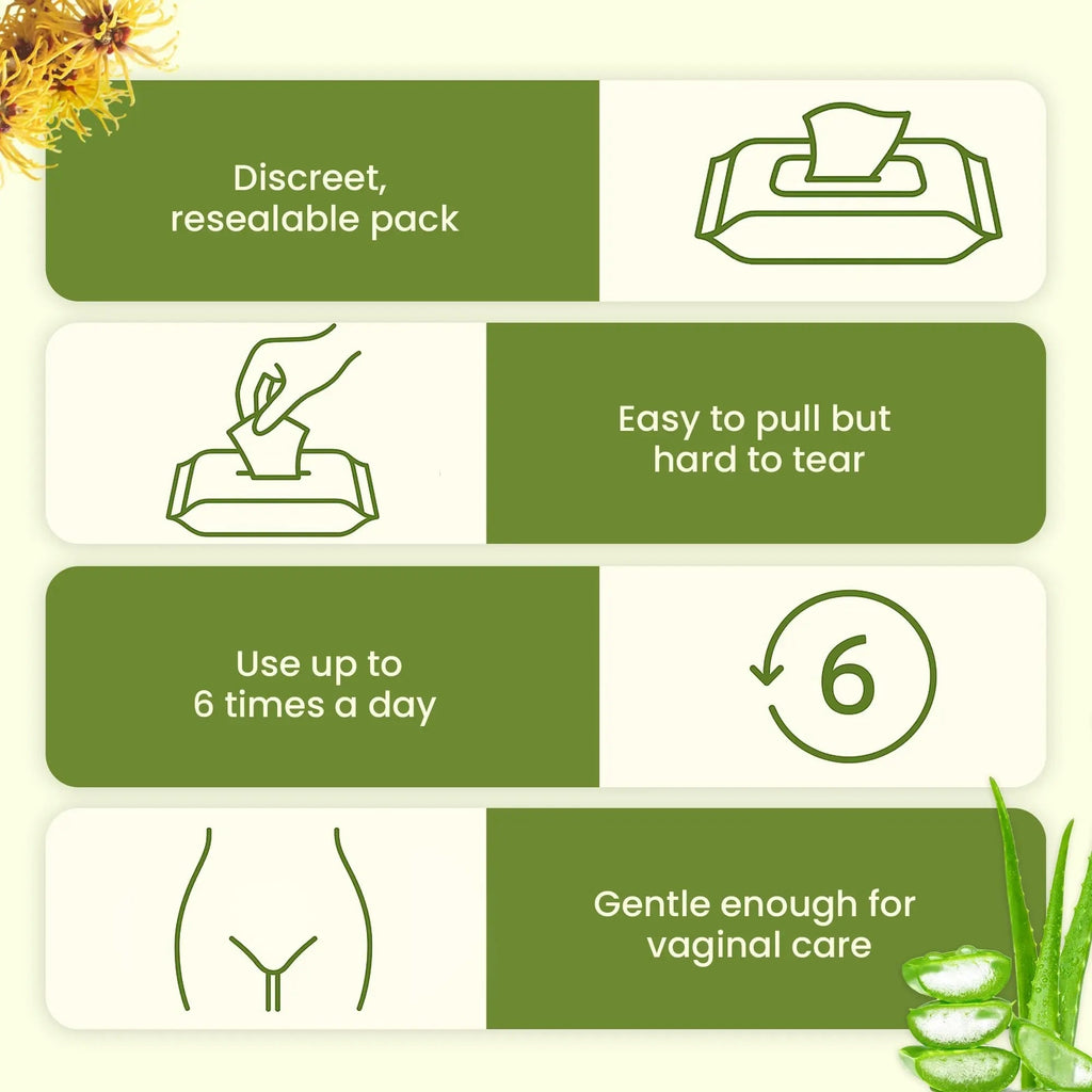 Tender Touch Hemorrhoid Wipes with Witch Hazel and Aloe, Flushable Medicated Wipes for Hemorrhoid and Vaginal Relief - Postpartum-Safe, Fragrance-free, Travel Size, 1 Pack, 48-ct. Diamond WipesBuy Supplements Australia