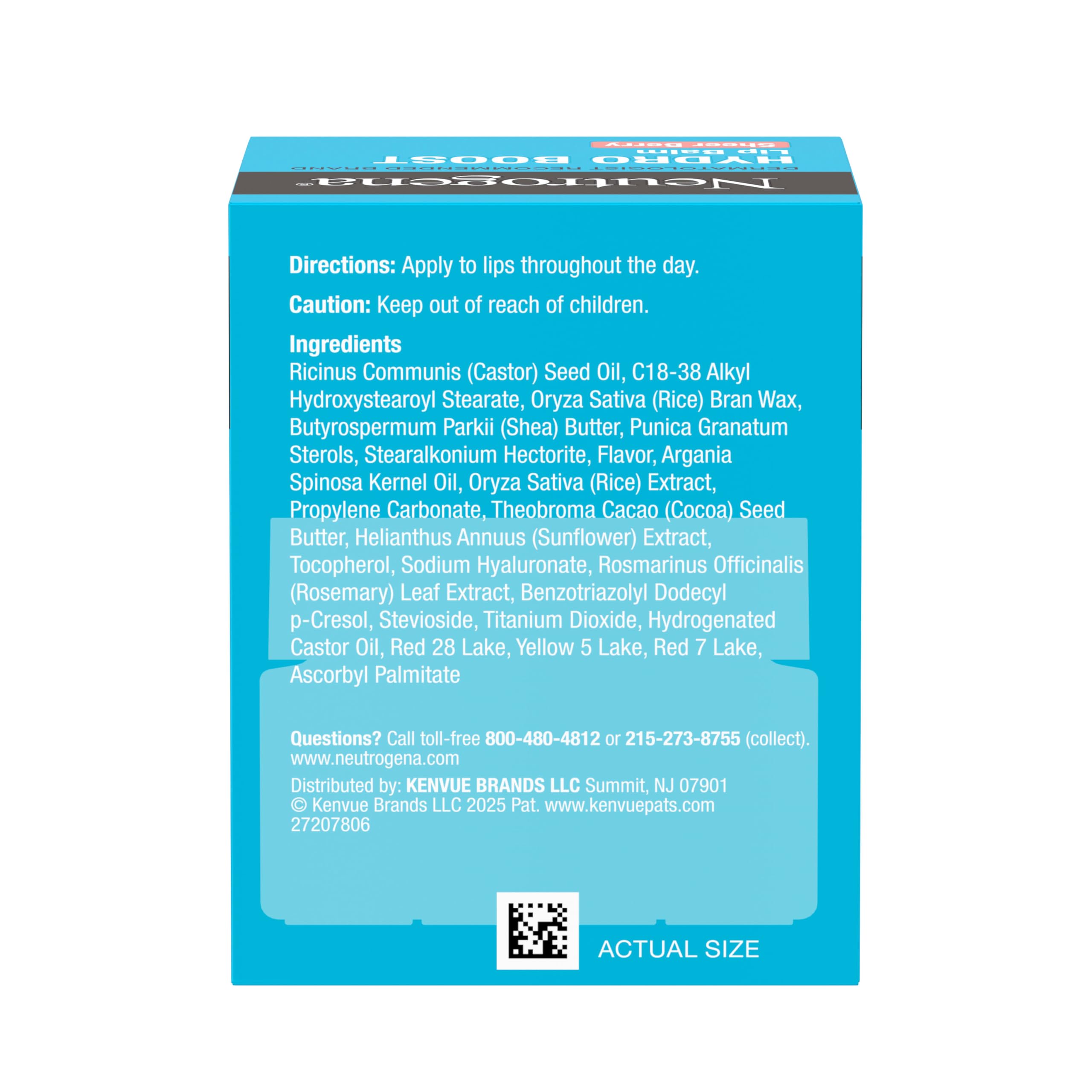 Neutrogena Hydro Boost Hyaluronic Acid Lip Balm, Nourishing Vitamin E Leaves Lips Feeling Hydrated, Sheer Pink Tinted Color with a Sweet Berry Flavor, Sheer Berry, 0.5 oz NeutrogenaBuy Supplements Australia