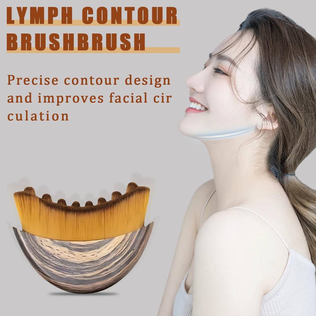Lymphatic Contour Face Brush, Lymphatic Drainage Massager for Face, Ergonomic Facial Massage Tool for De-Puffing, Skin Firming & Enhanced Skincare Absorption Generic buy supplements Au