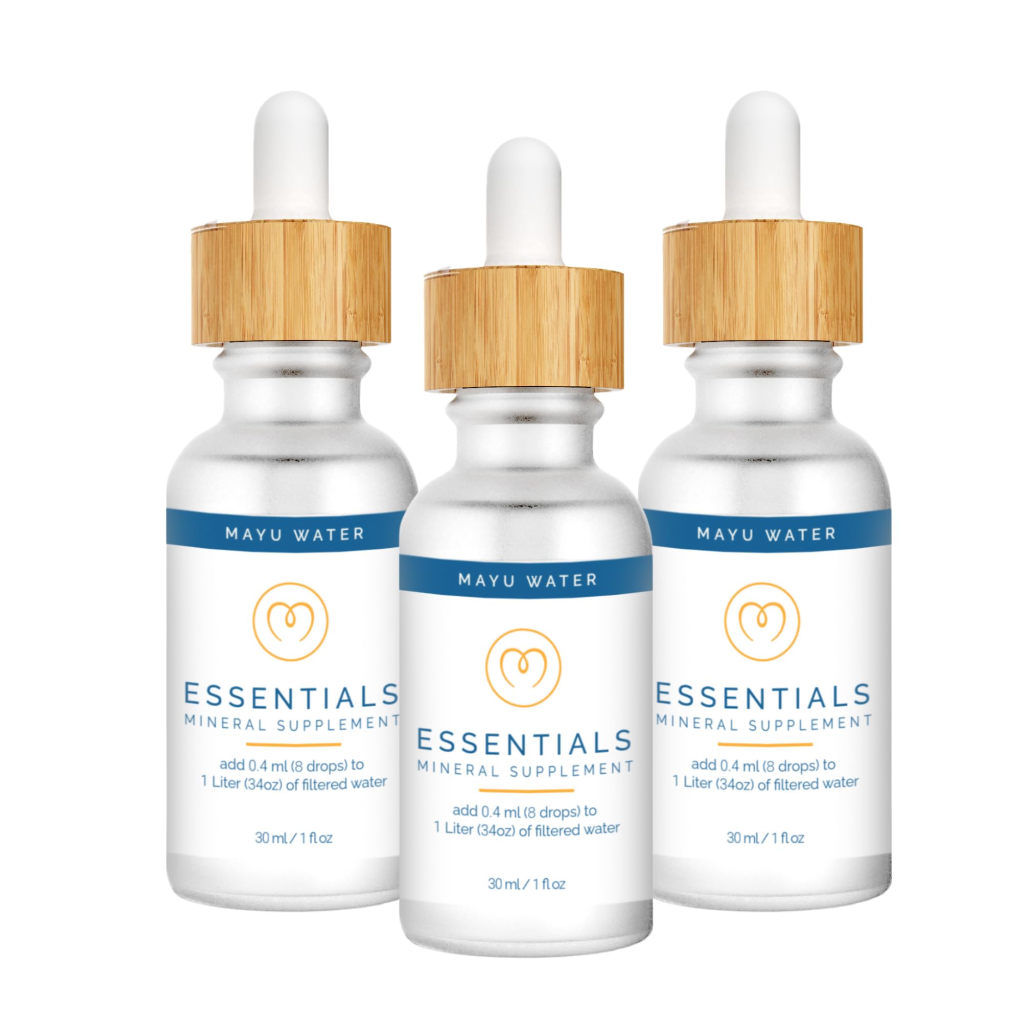 MAYU Trace Mineral Drops - 3 Bottles - 80+ Full-Spectrum Ionic Minerals for Water - Great-Tasting Mineral Supplement for Hydration - Magnesium, Potassium & Zinc - No Additives - 90 Servings mayu buy supplements Au